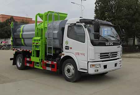 中汽力威牌HLW5120ZZZ6EQ型自裝卸式垃圾車