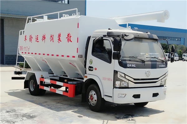 國(guó)六東風(fēng)大多利卡散裝飼料運(yùn)輸車