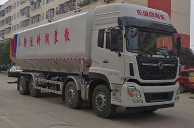 國(guó)六東風(fēng)天龍前四后六散裝飼料運(yùn)輸車