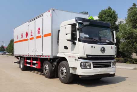 旺龍威牌WLW5260XRQSX6型易燃?xì)怏w廂式運輸車